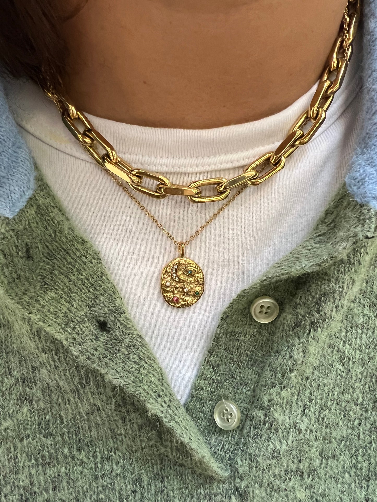 Chunky link necklace