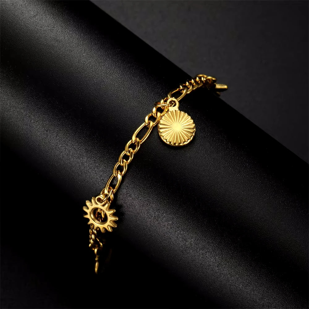 charm bracelet gold 2