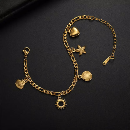 charm bracelet gold