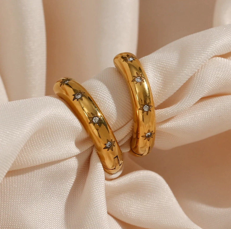 Starburst earrings 2