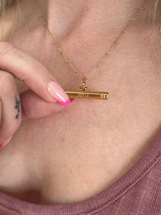 T bar pendant necklace MAIN image