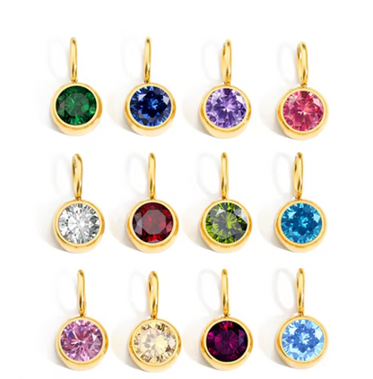 birthstone options build your own necklace