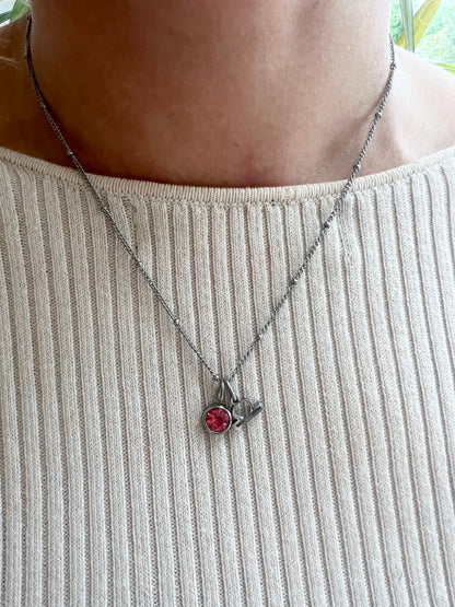 birthstone starsign silver model shot