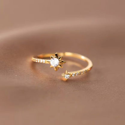 Celestial star ring