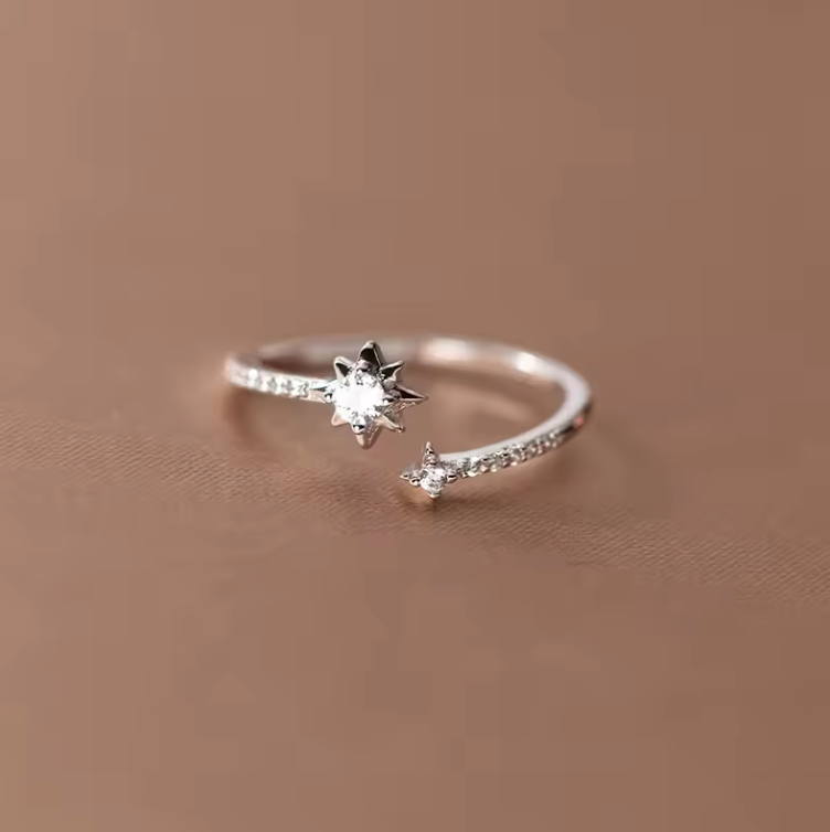 Celestial star ring
