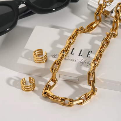 Chunky link necklace