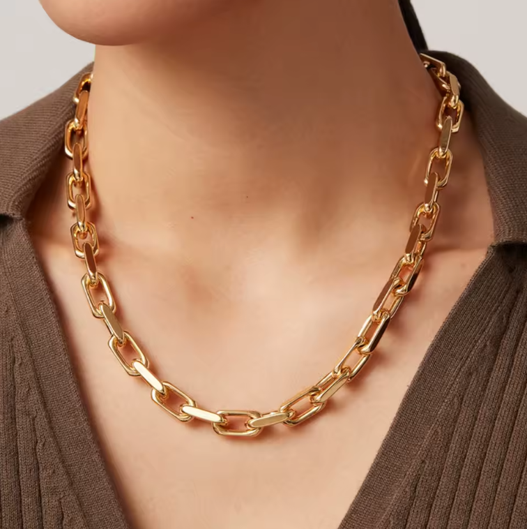 Chunky link necklace