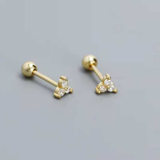 Clover barbell studs