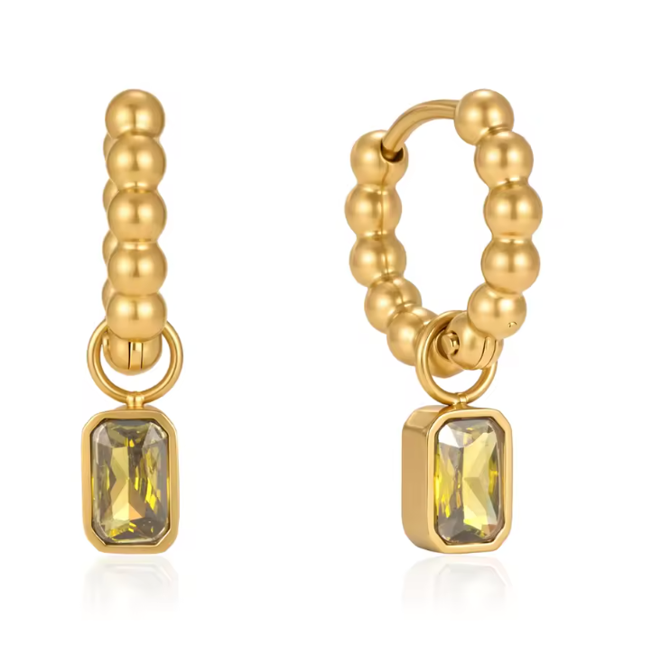 Green square drop ball hoops
