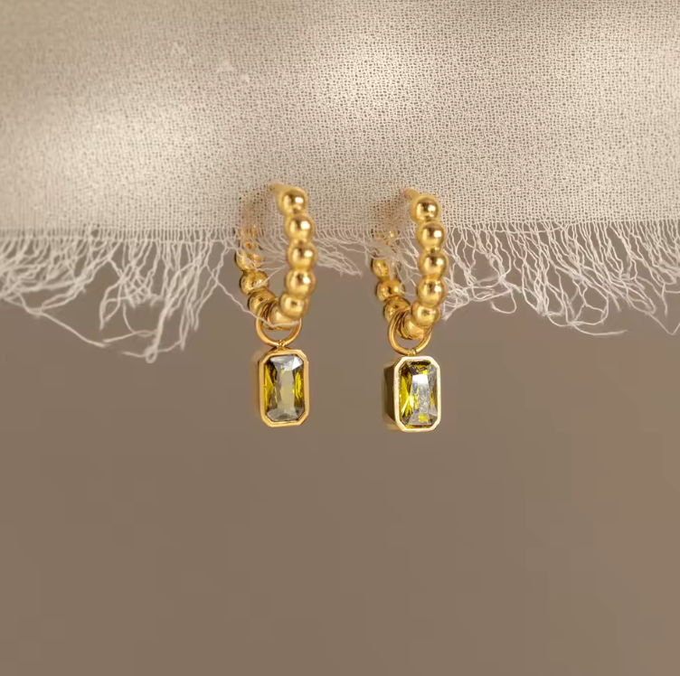 Green square drop ball hoops
