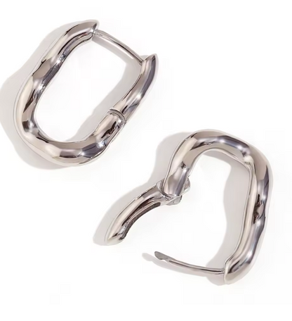 Irregular Square Drop Earrings