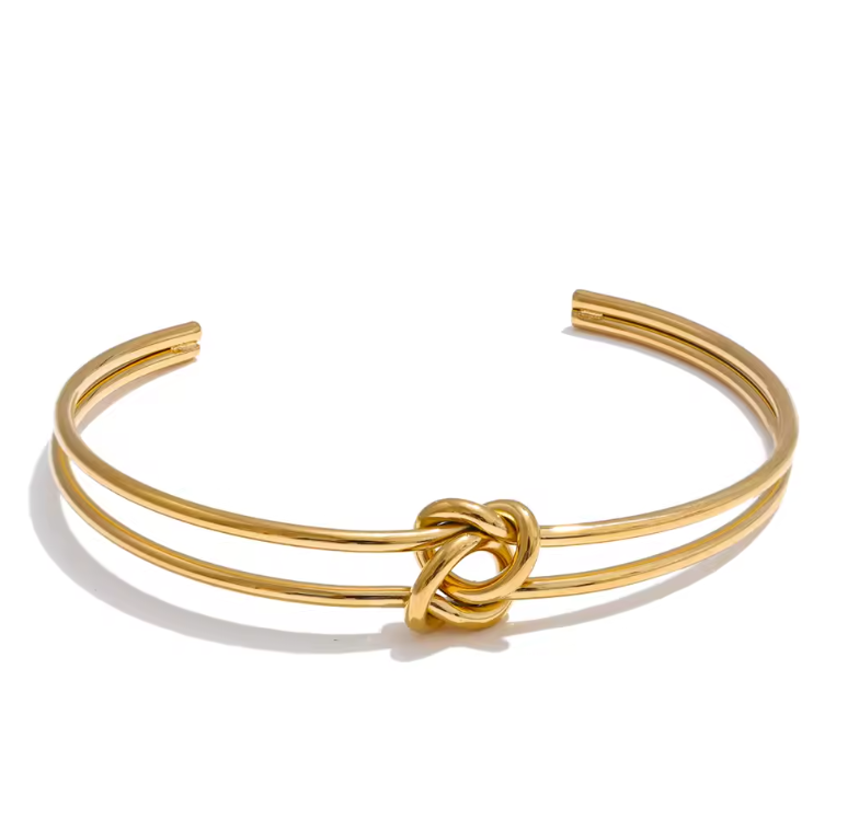 Knot detail bangle