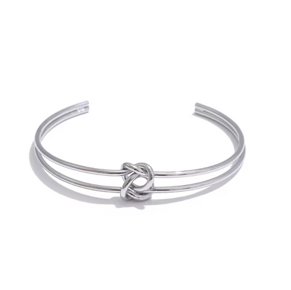 Knot detail bangle