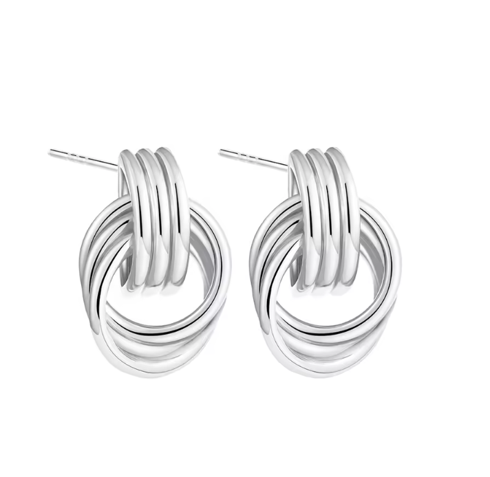 Knot statement studs