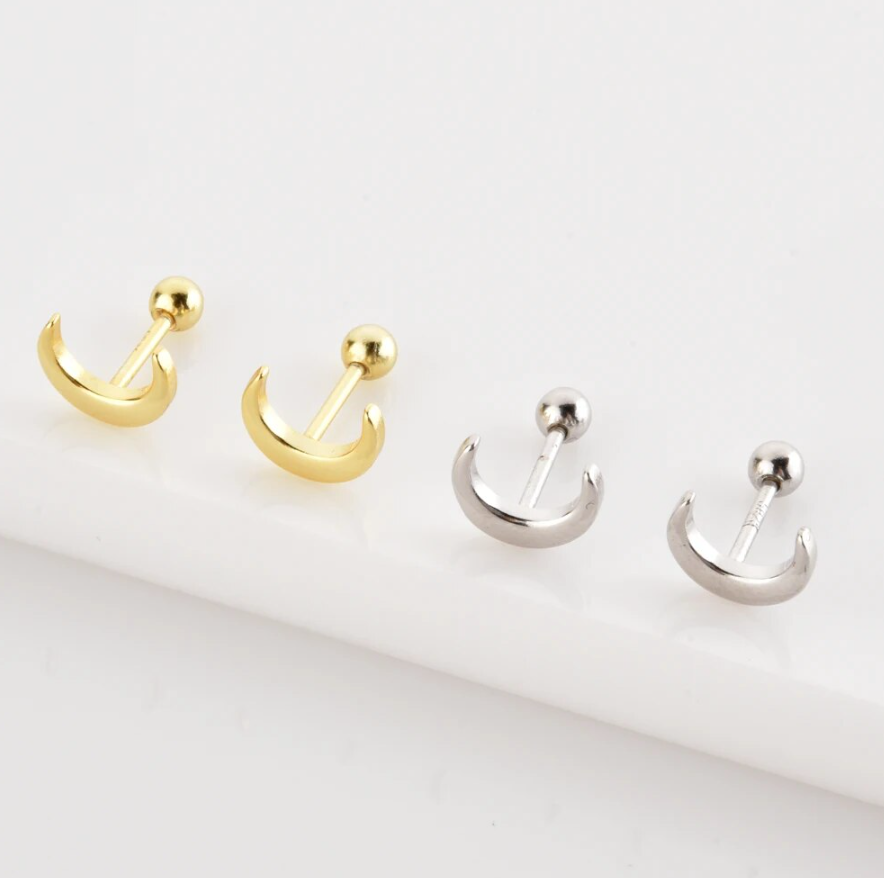 moon barbell studs both cols