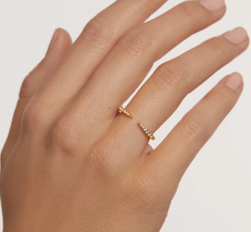 open crystal ring model shot