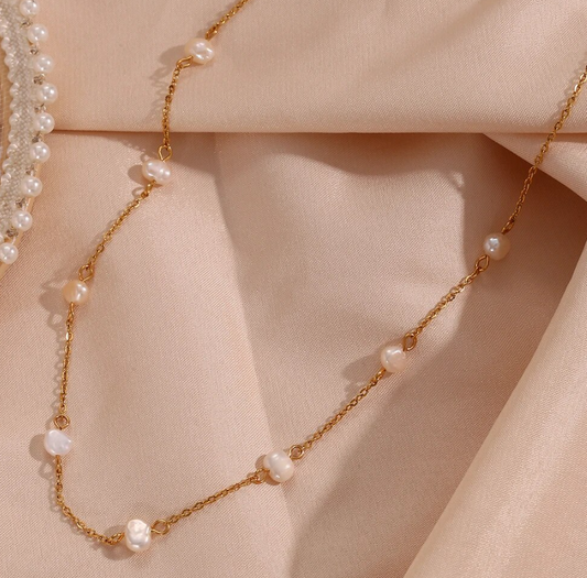 pearl chain necklace
