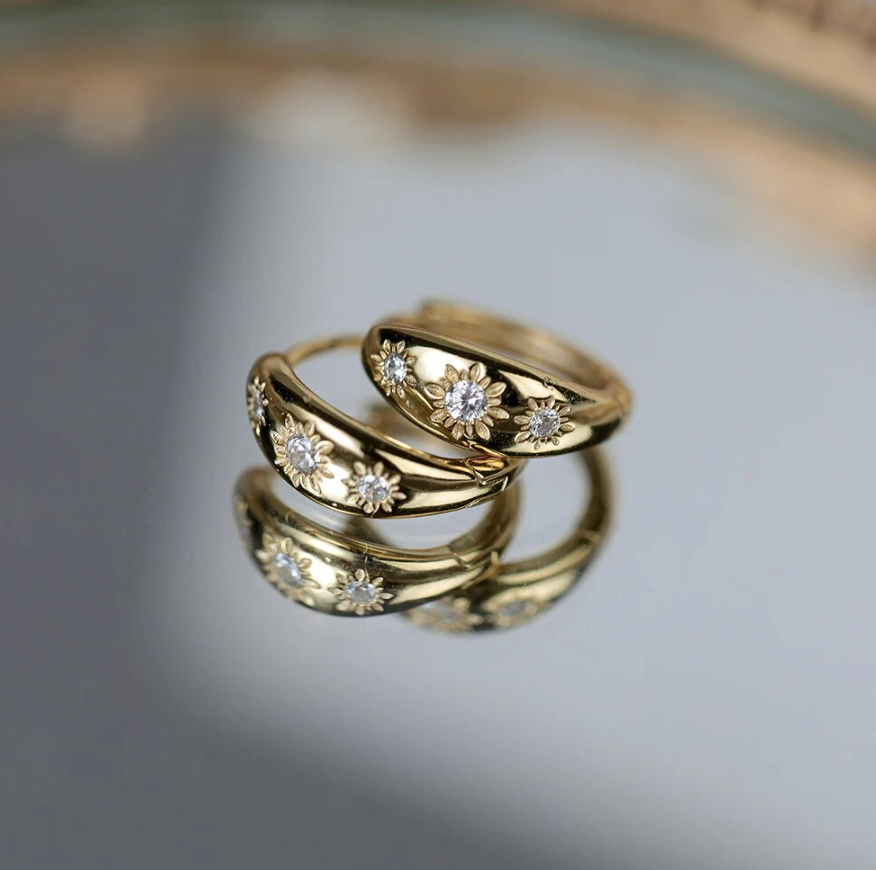 sunbeam huggie hoops