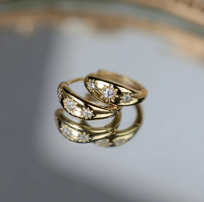 sunbeam huggie hoops