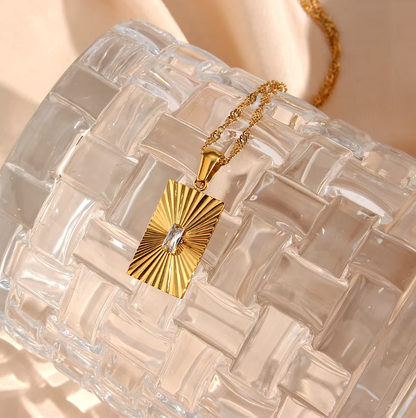 sunburst pendant necklace shot 2