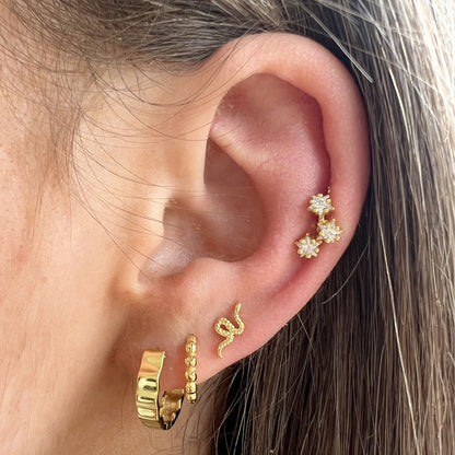 Snake barbell studs